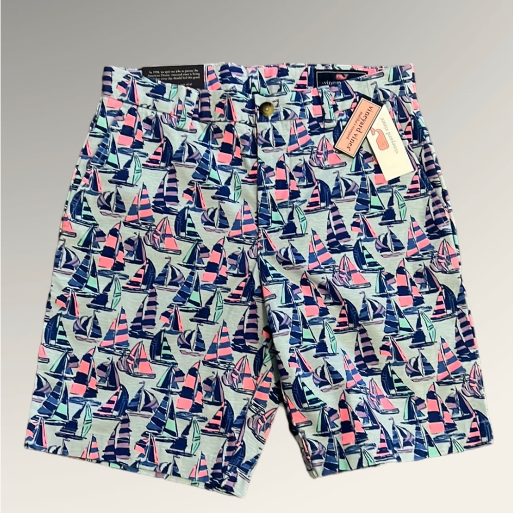 ❗️FINAL❗️🆕 VINEYARD VINES Sailboats Breaker Shorts 🔴🔴